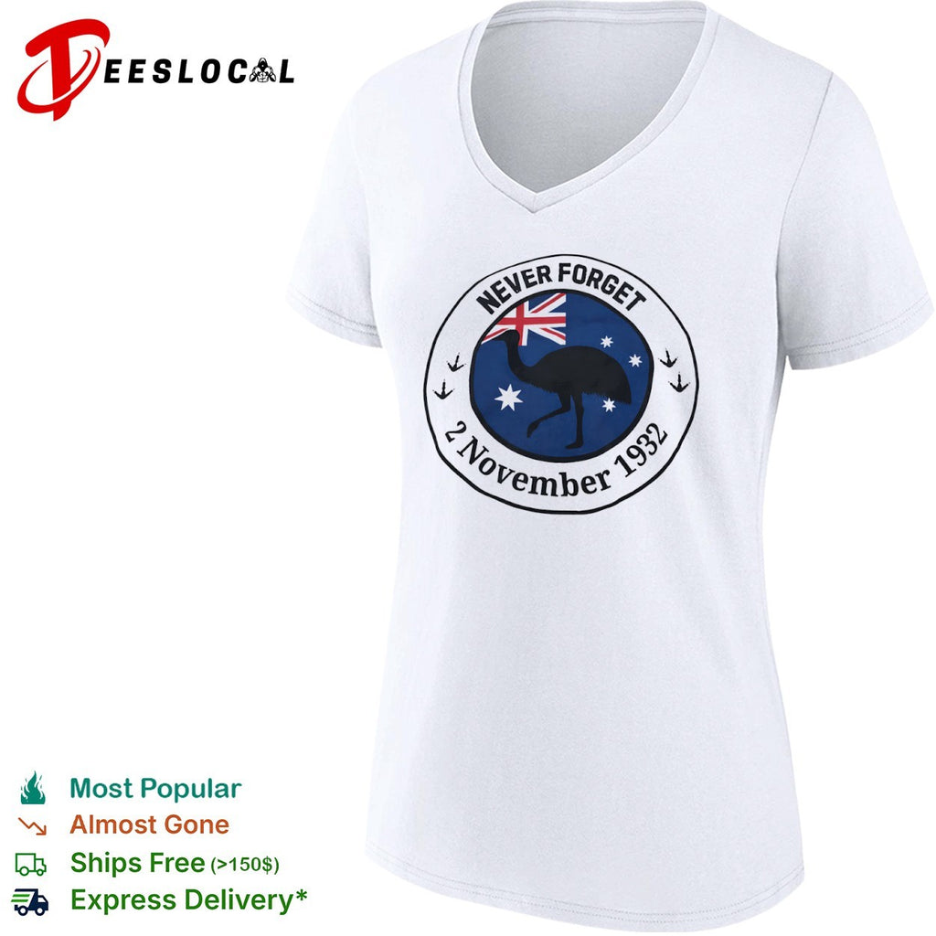 Never Forget 2 November 1932 Emu War Australia Flag shirt