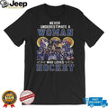 Never Underestimate A Woman Who Loves Hockey USA Team T Shirt