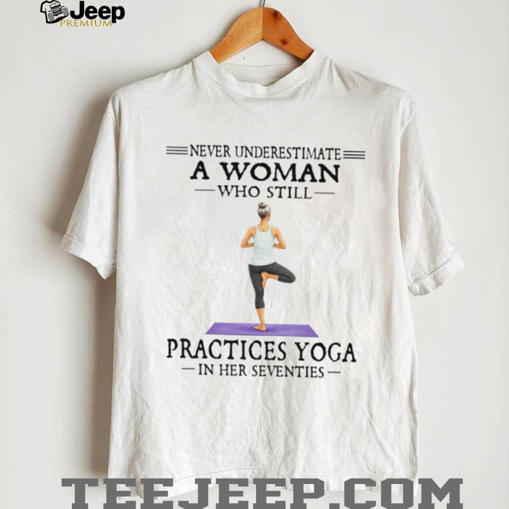Never Underestimate A Woman Who Still Practices Yoga in her Seventies