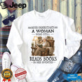 Never Underestimate A Woman Who Still Reads Books In Her Seventies Retro Bookworm Senior Literature Gift Shirt