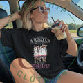 Never Underestimate A Woman Who Understands Basketball And Loves UConn T Shirt