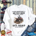 Never Underestimate Old Man ATV Eighties Mud T Shirt
