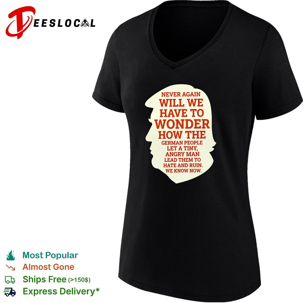Never again will we have to wonder how the German people silhouette graphic shirt