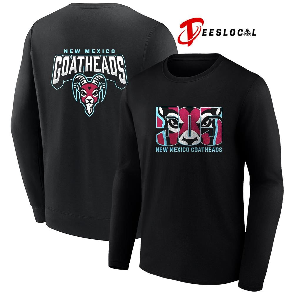New Mexico Goatheads 505 goathead logo graphic shirt