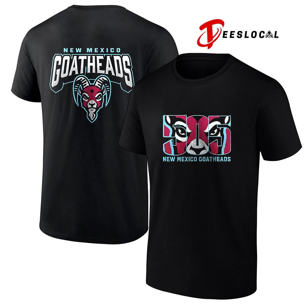 New Mexico Goatheads 505 goathead logo graphic shirt
