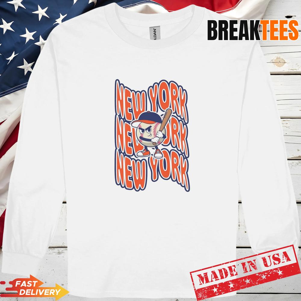 New York Baseball Retro NY Mascot Shirt