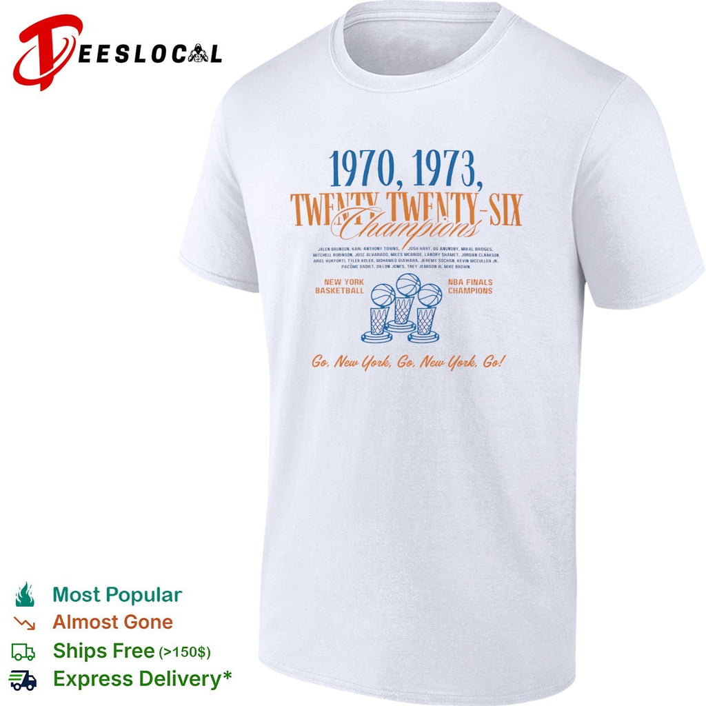 New York Basketball 1970 1973 Twenty Twenty Six shirt