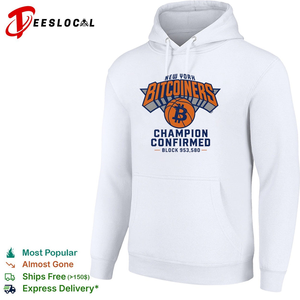 New York Bitcoiners Champion Confirmed Block 953580 shirt