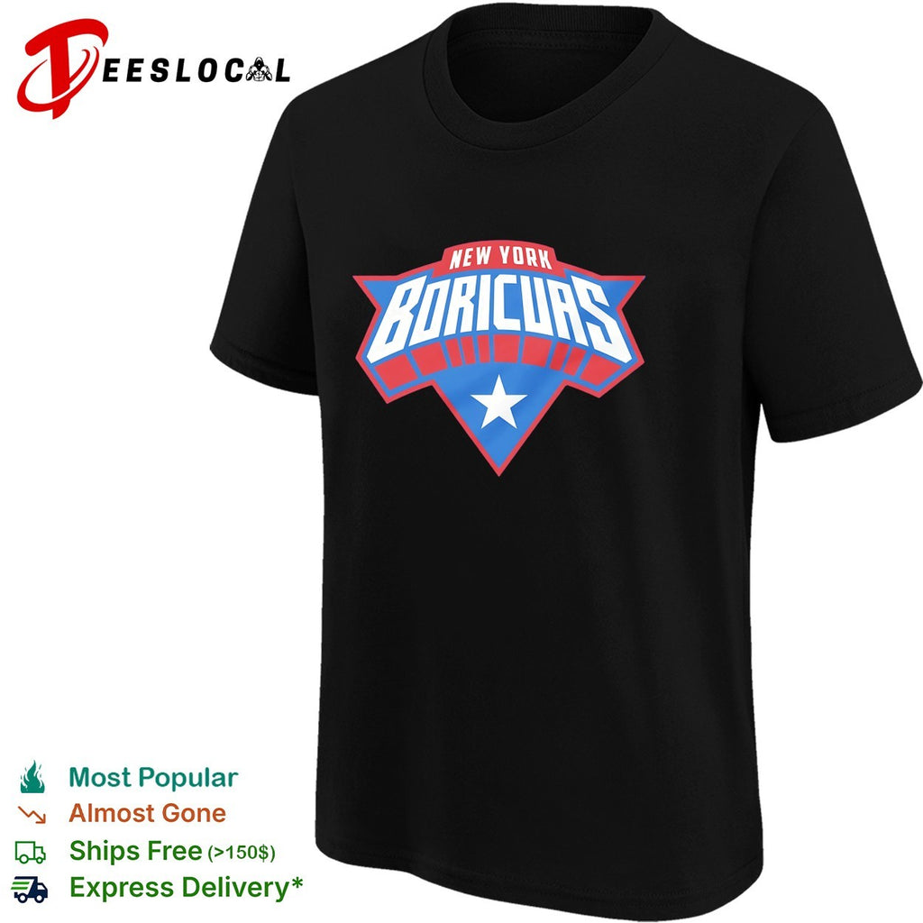 New York Boricuas Puerto Rico star diamond logo bold fan art shirt
