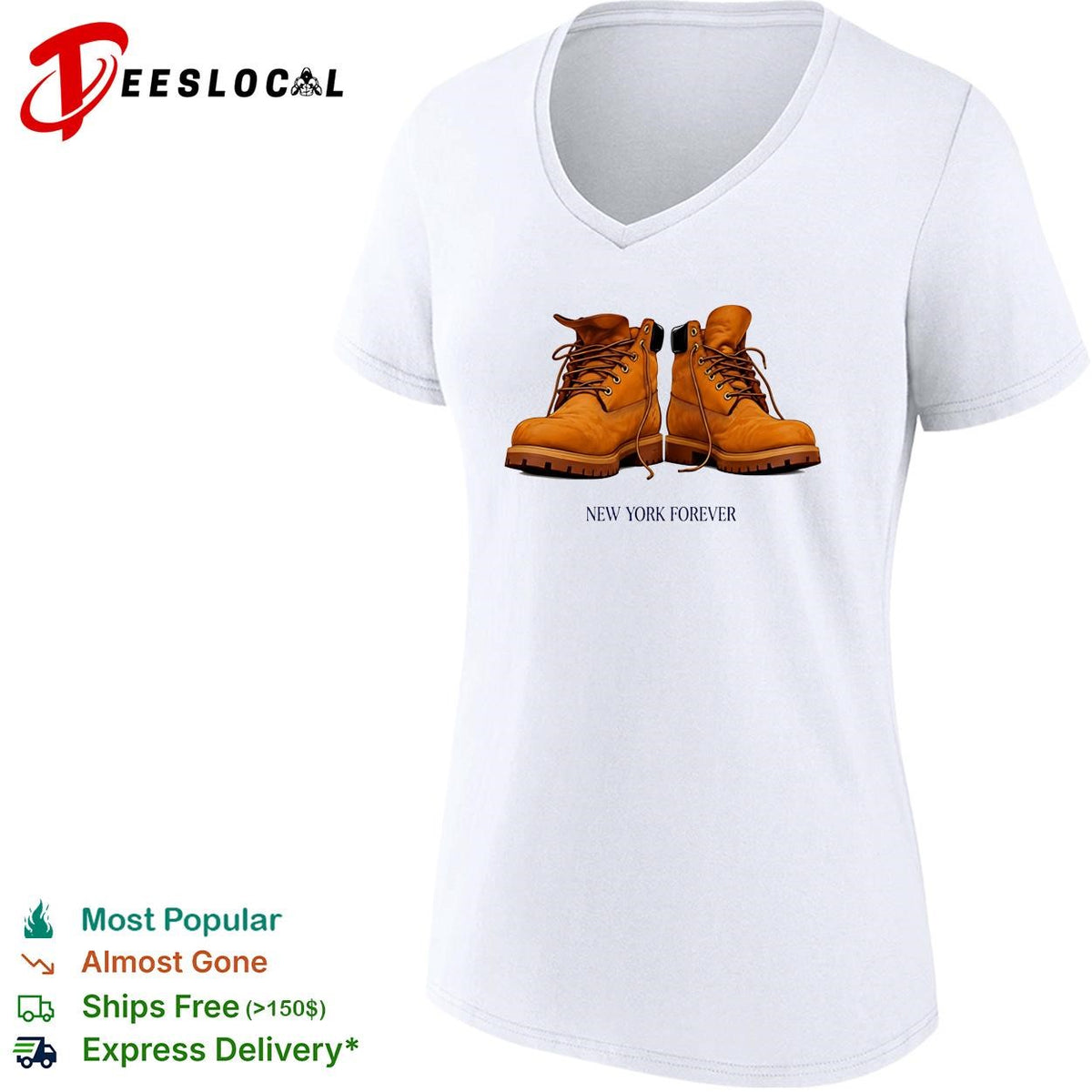 New York Forever Timberland Wheat Boots shirt