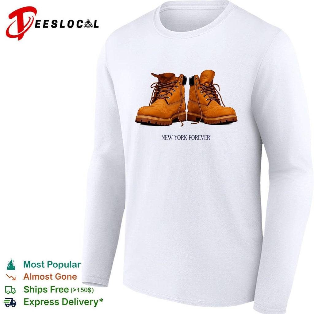 New York Forever Timberland Wheat Boots shirt