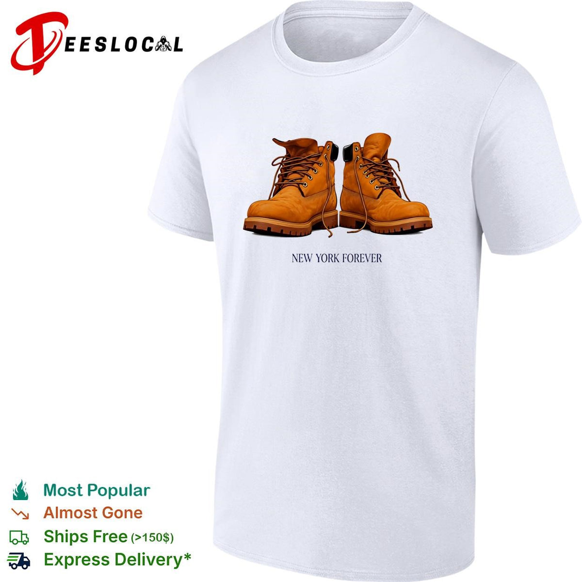 New York Forever Timberland Wheat Boots shirt