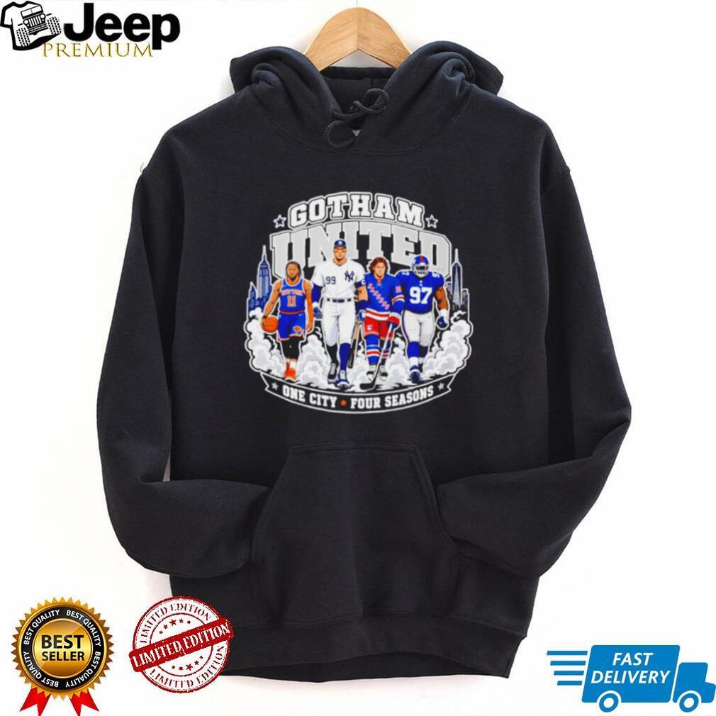 New York Gotham United One City Four Seasons shirt