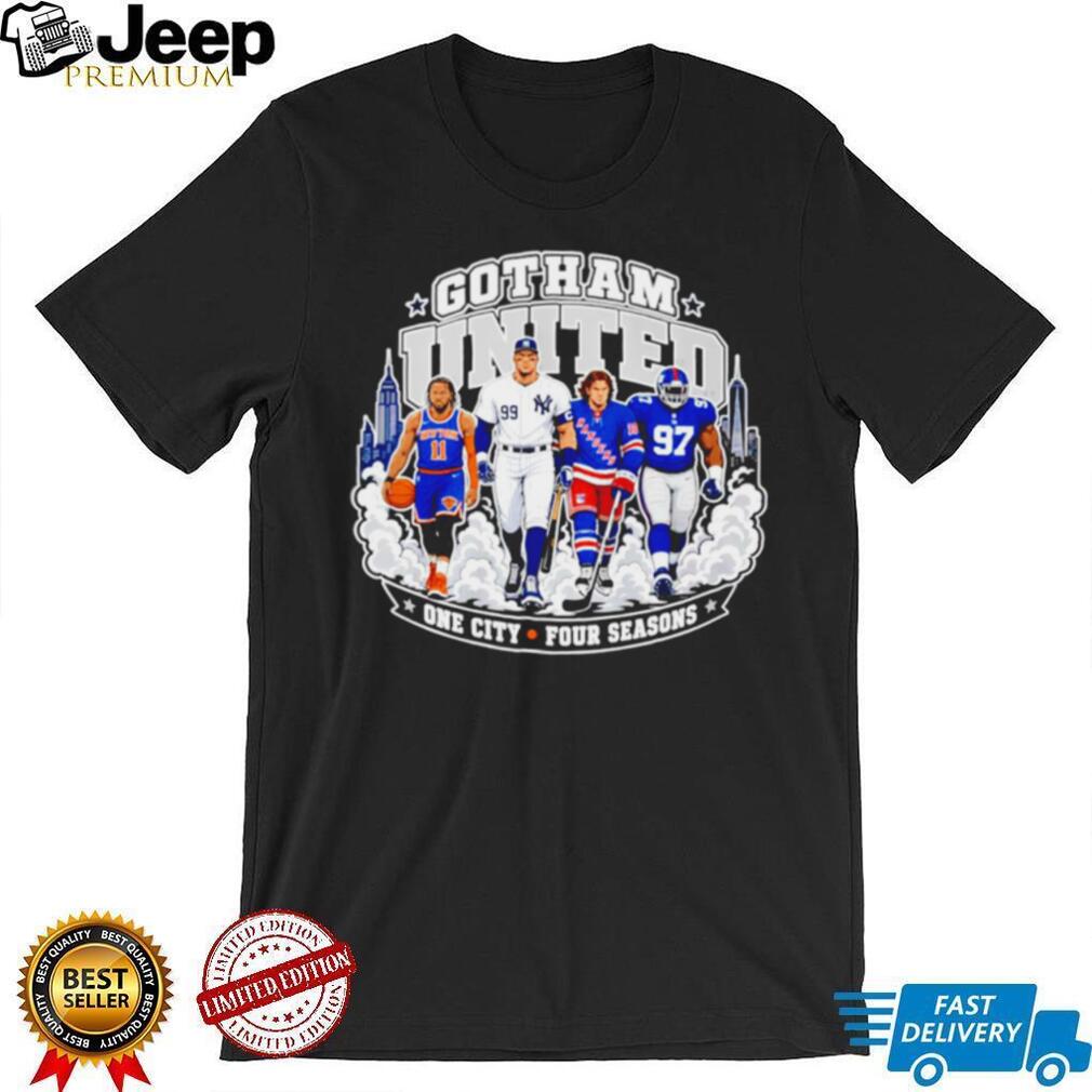New York Gotham United One City Four Seasons shirt