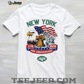 New York Jets Personalized America’s 250th Anniversary Patriotic V Neck T Shirt