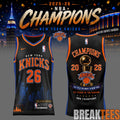 New York Knick 2026 NBA Champions Basketball Jersey – Black