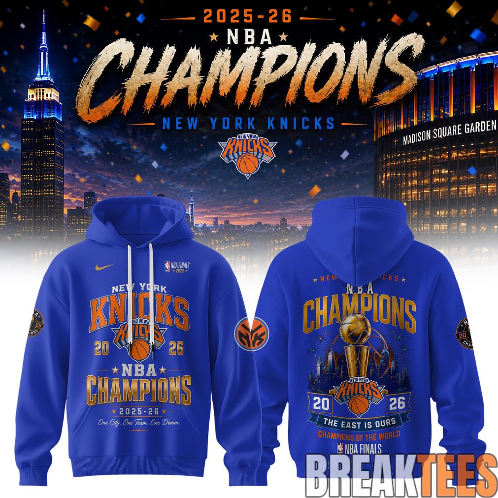 New York Knick 2026 NBA Champions Hoodie
