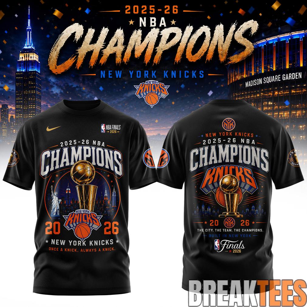 New York Knick 2026 NBA Champions Shirt