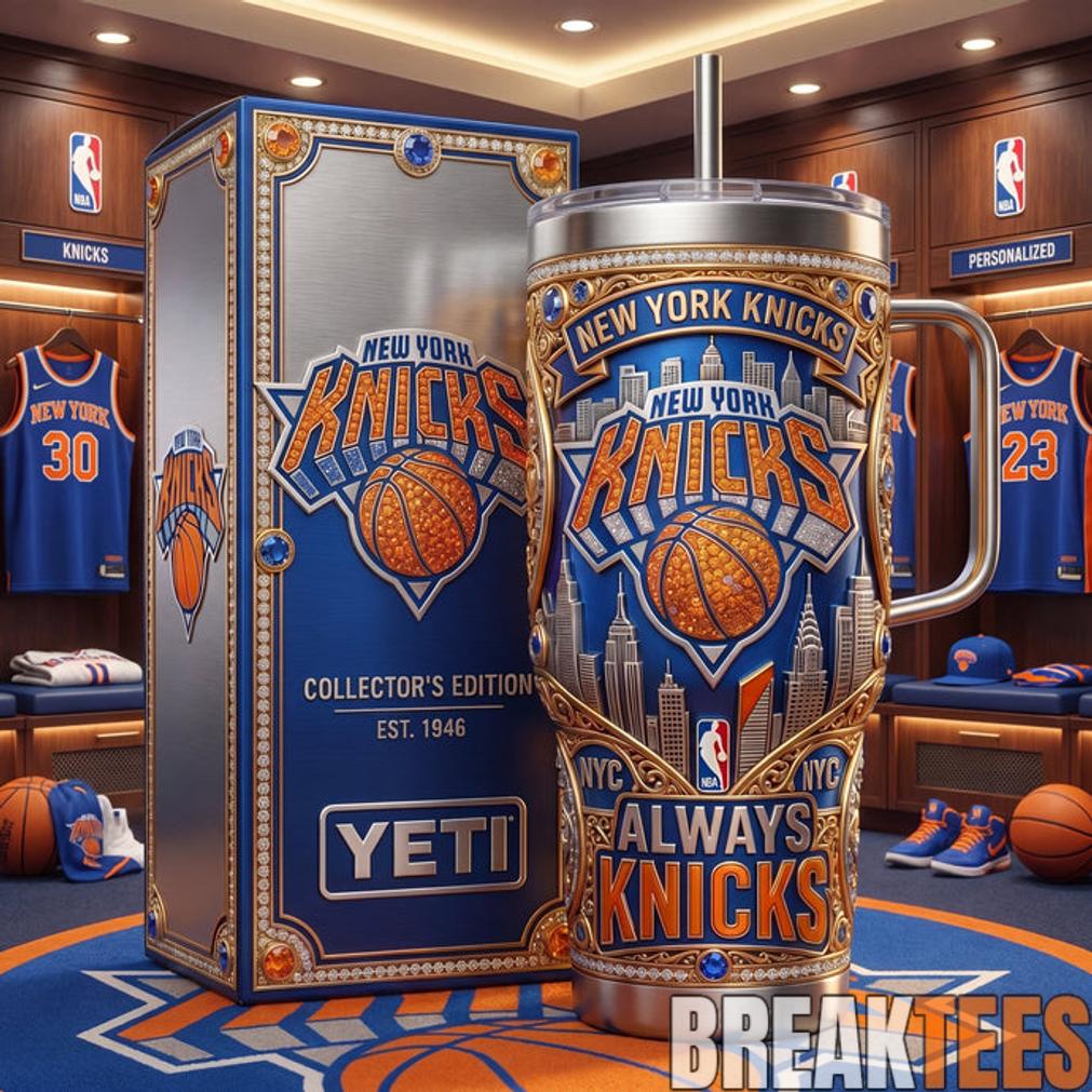 New York Knick 2026 NBA Champions YETI Tumbler