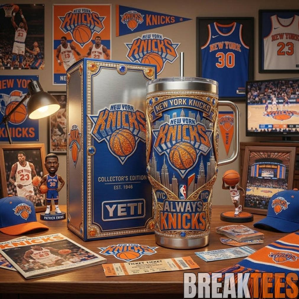 New York Knick 2026 NBA Champions YETI Tumbler