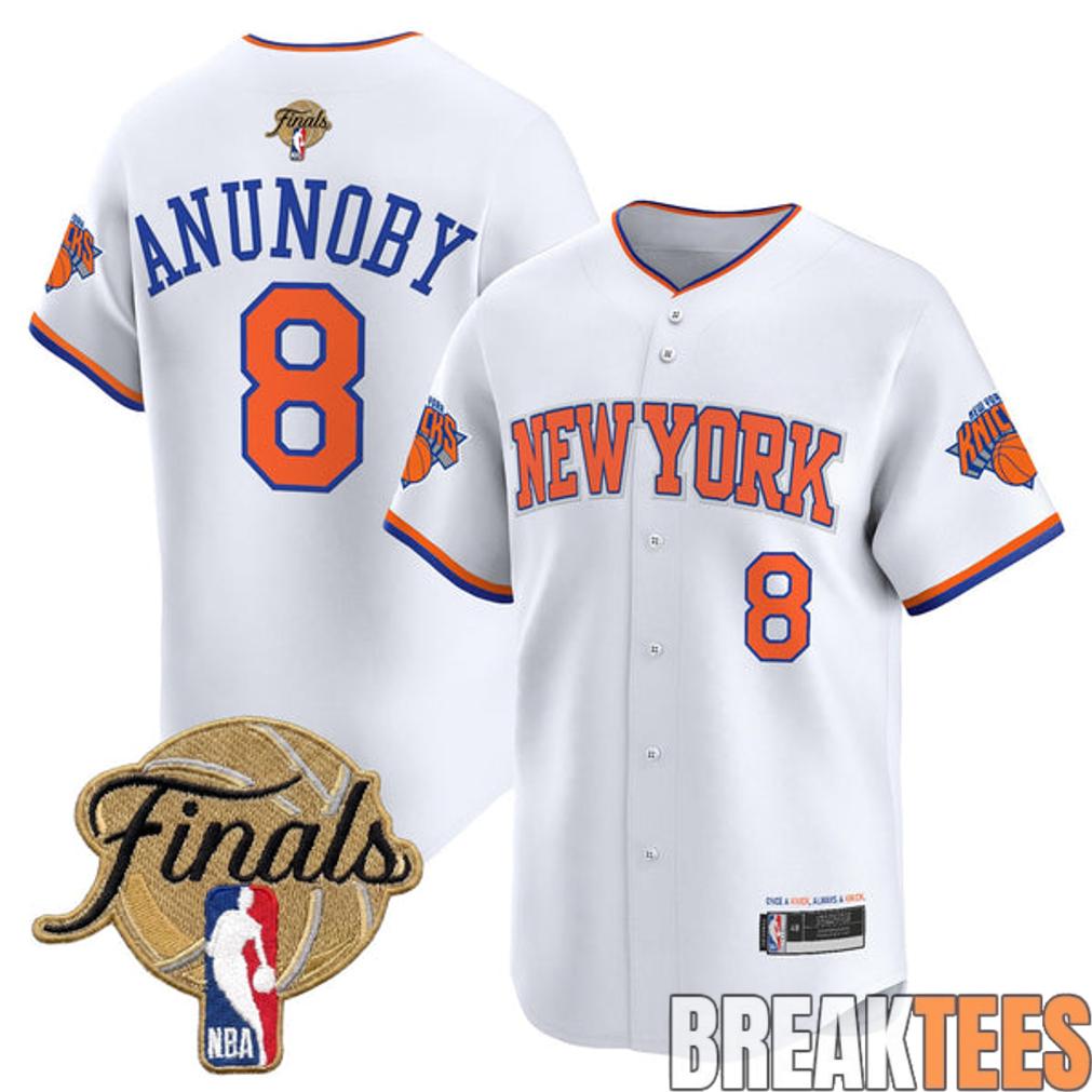 New York Knick 2026 NBA Finals Baseball Jersey