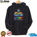 New York Mets NY Autism Awareness Accept Understand Love Rainbow T Shirt