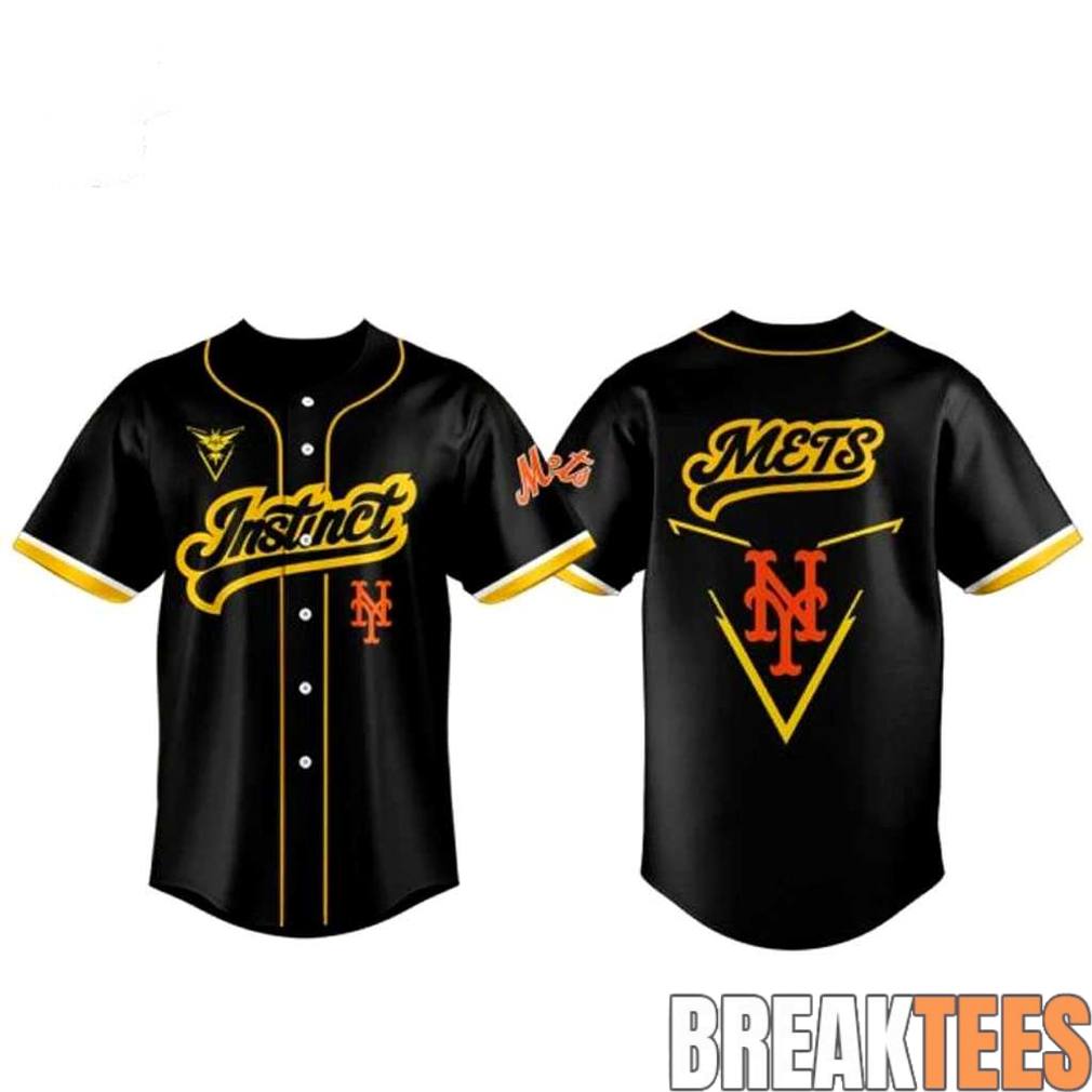 New York Mets Pokmon Go Night 2026 ‘Instinct’ Baseball Jersey