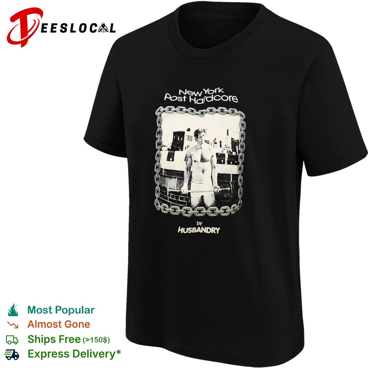 New York Post Hardcore by Husbandry shirt