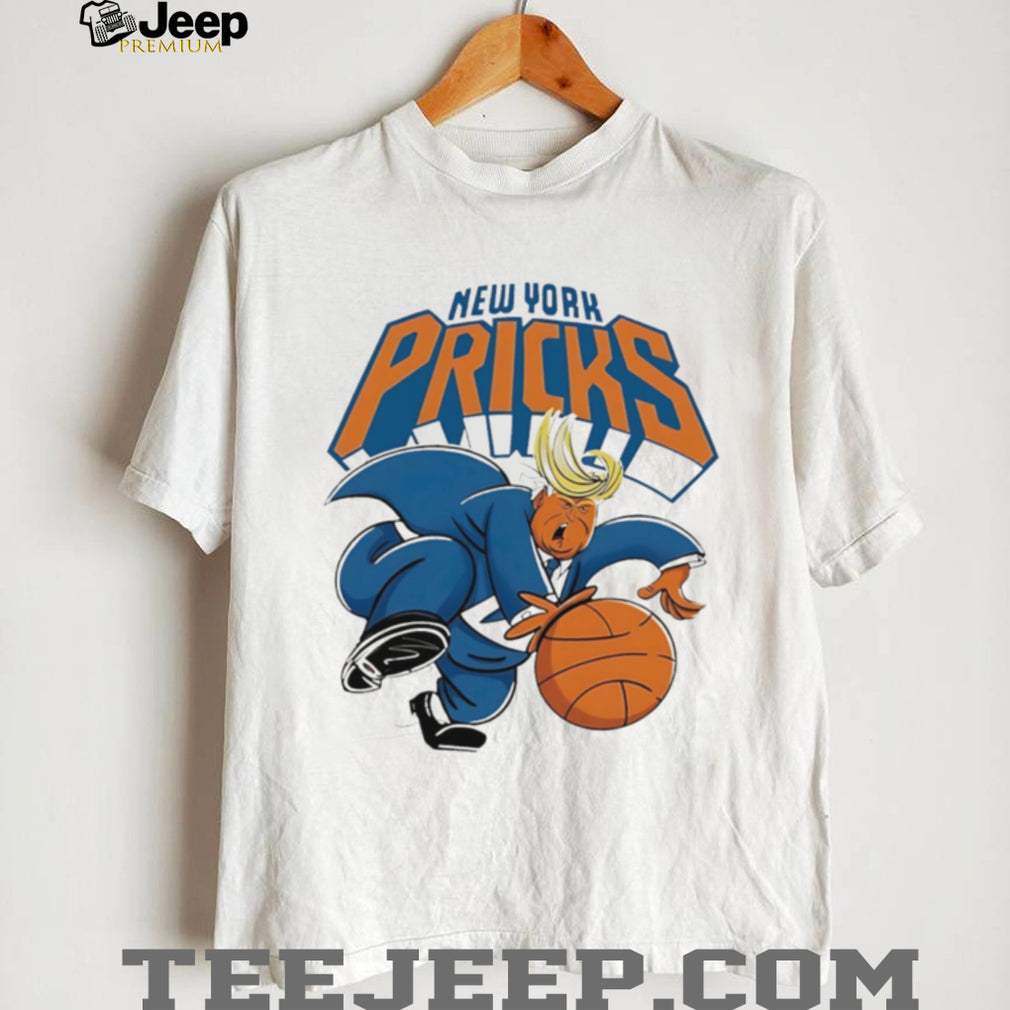 New York Pricks Trump Basketball illustration shirt