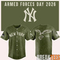 New York Yankees 2026 Armed Forces Day Baseball Jersey