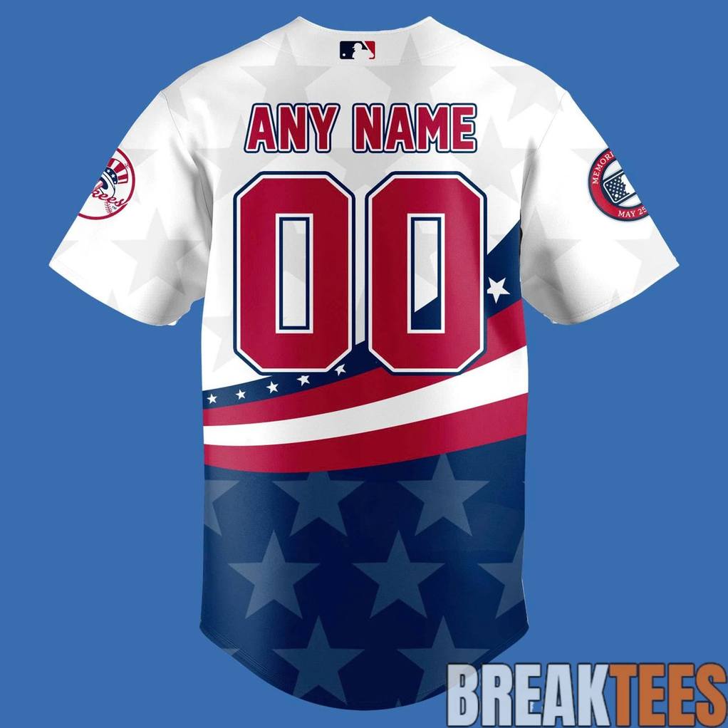 New York Yankees 2026 Memorial Day Custom Baseball Jersey