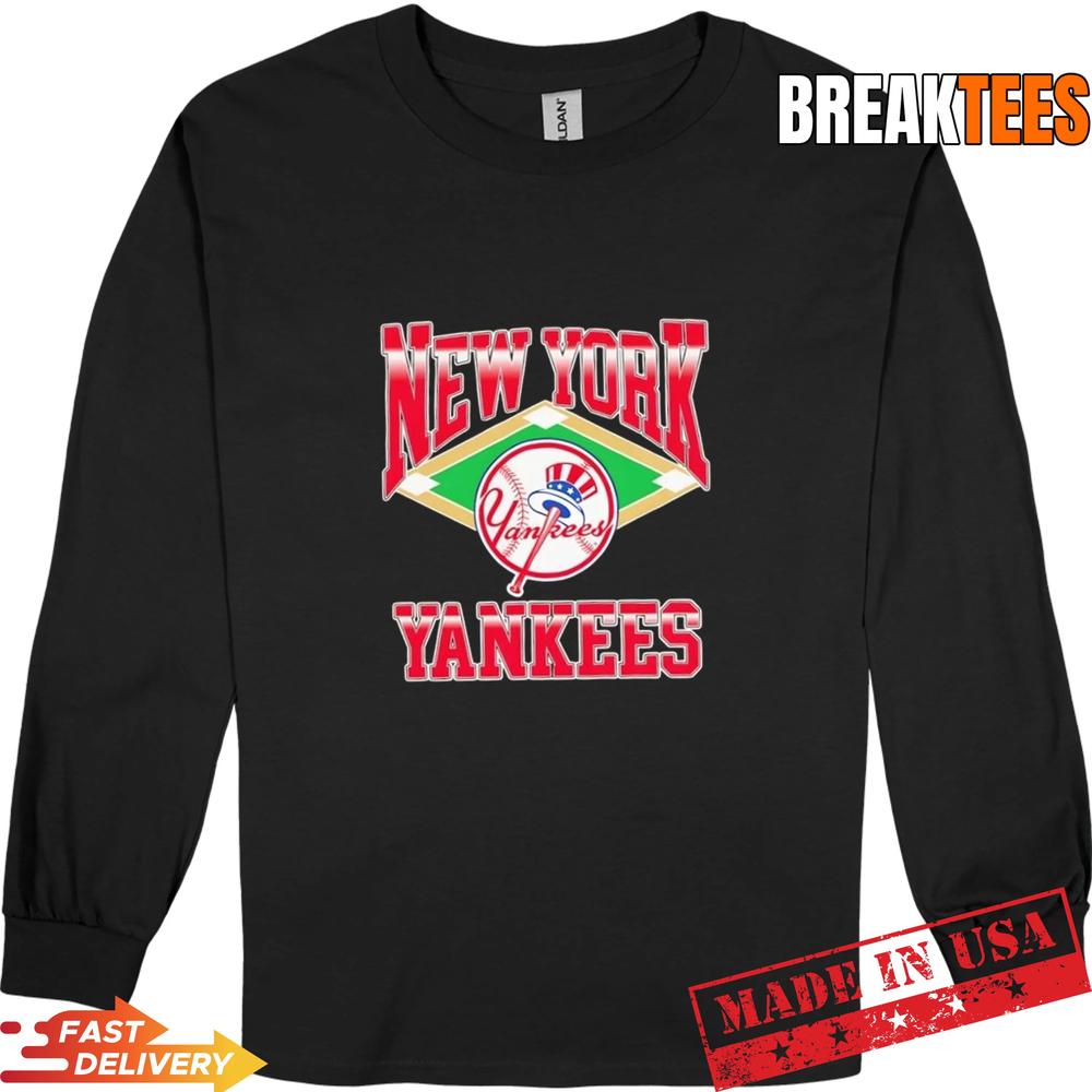 New York Yankees Baseball Retro Diamond T-Shirt