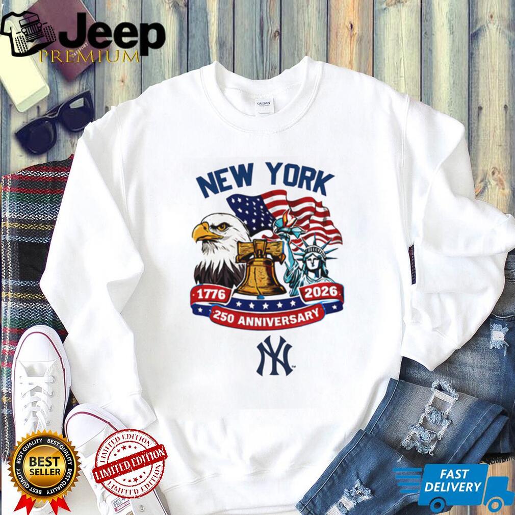 New York Yankees Custom 250th Anniversary Liberty Bell Baseball Jersey T Shirt