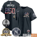 New York Yankees Independence Day 250 Years USA Special Baseball Jersey