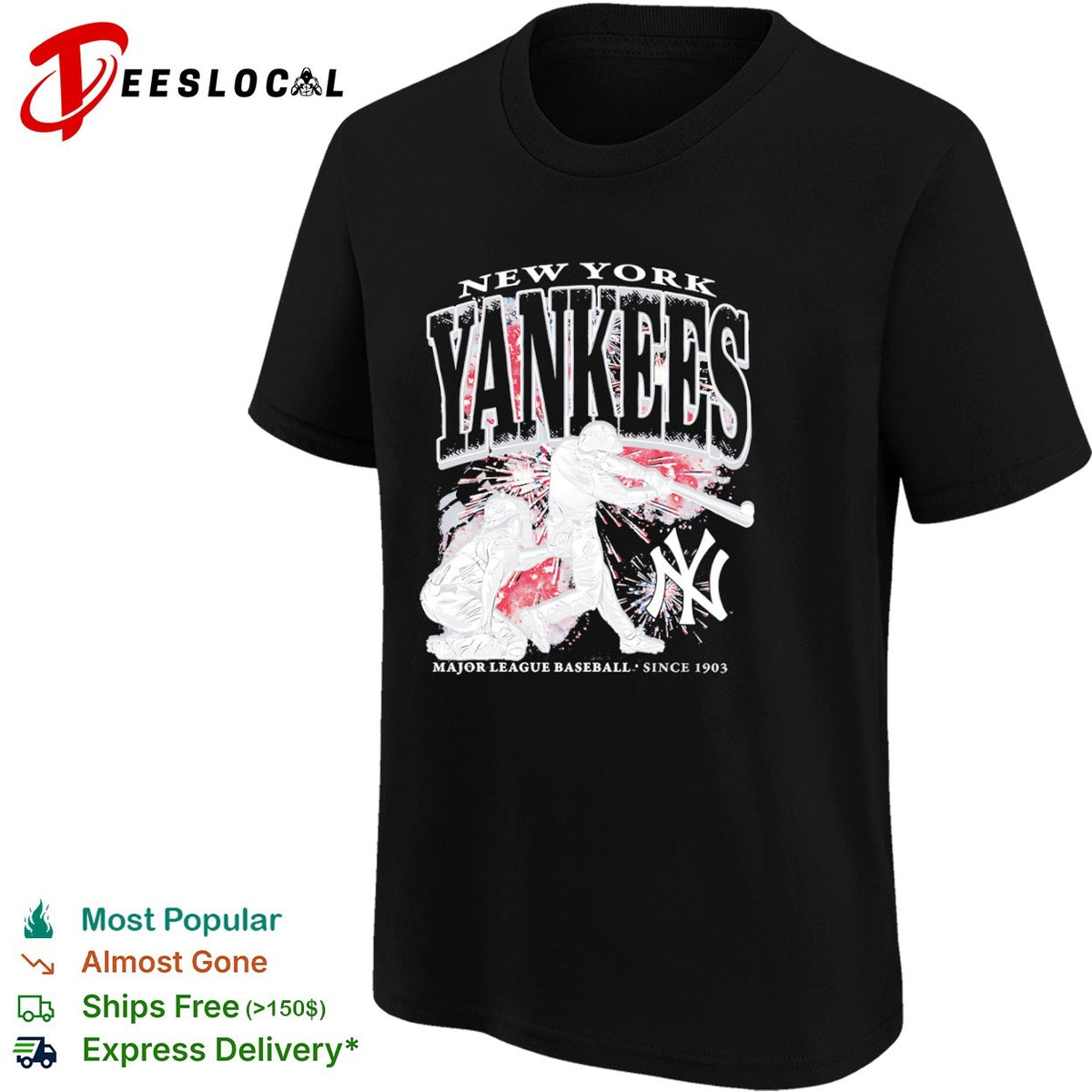 New York Yankees Major League Baseball since 1903 players shirt