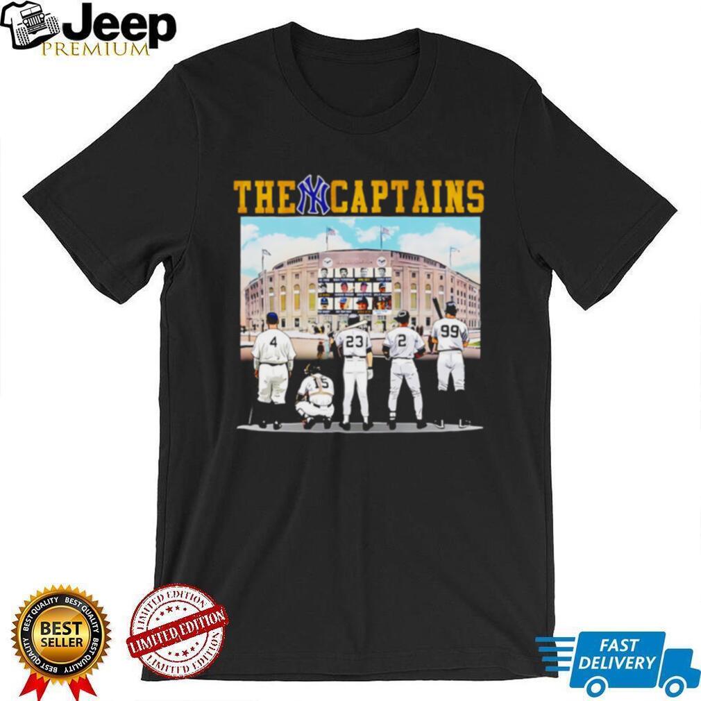 New York Yankees The Captains Legends Yankee Stadium Monument T Shirt