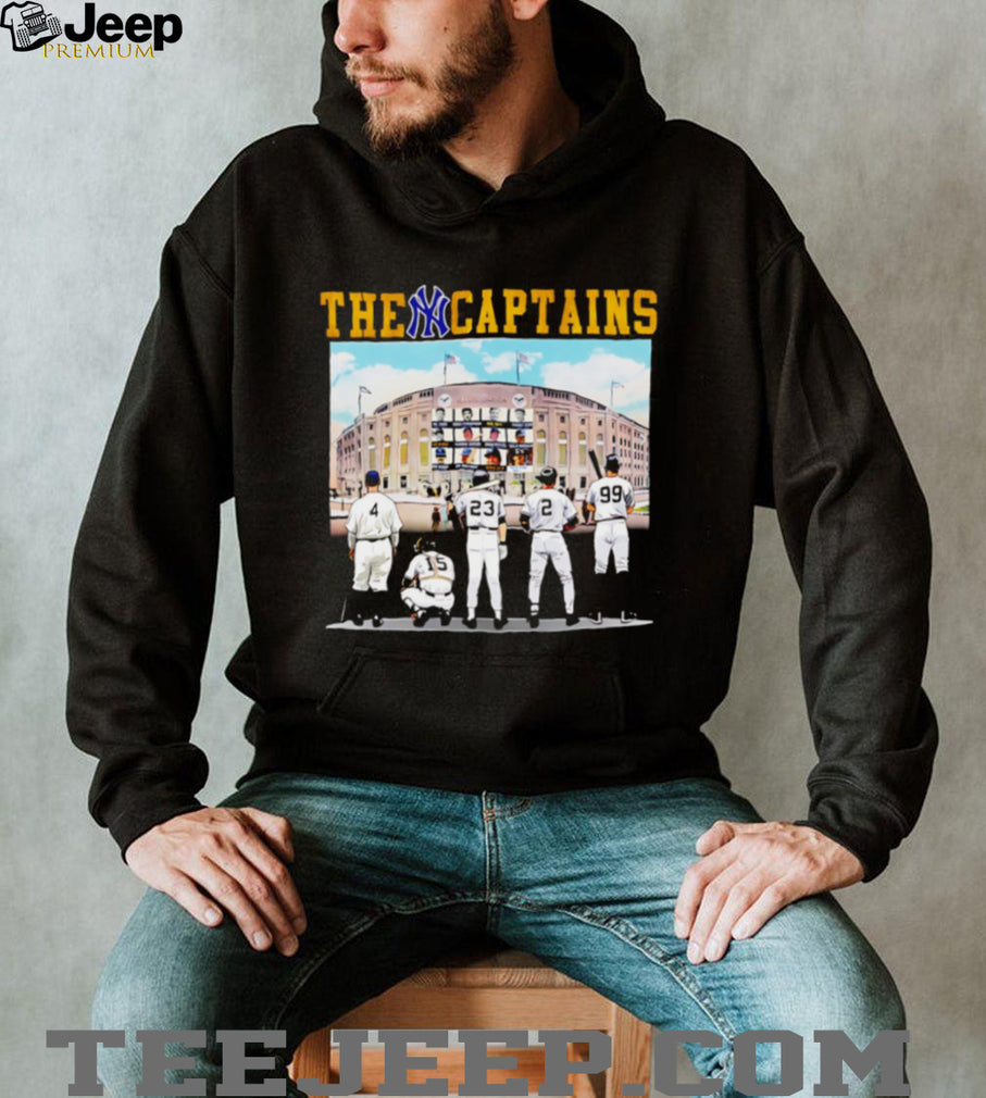 New York Yankees The Captains Legends Yankee Stadium Monument T Shirt