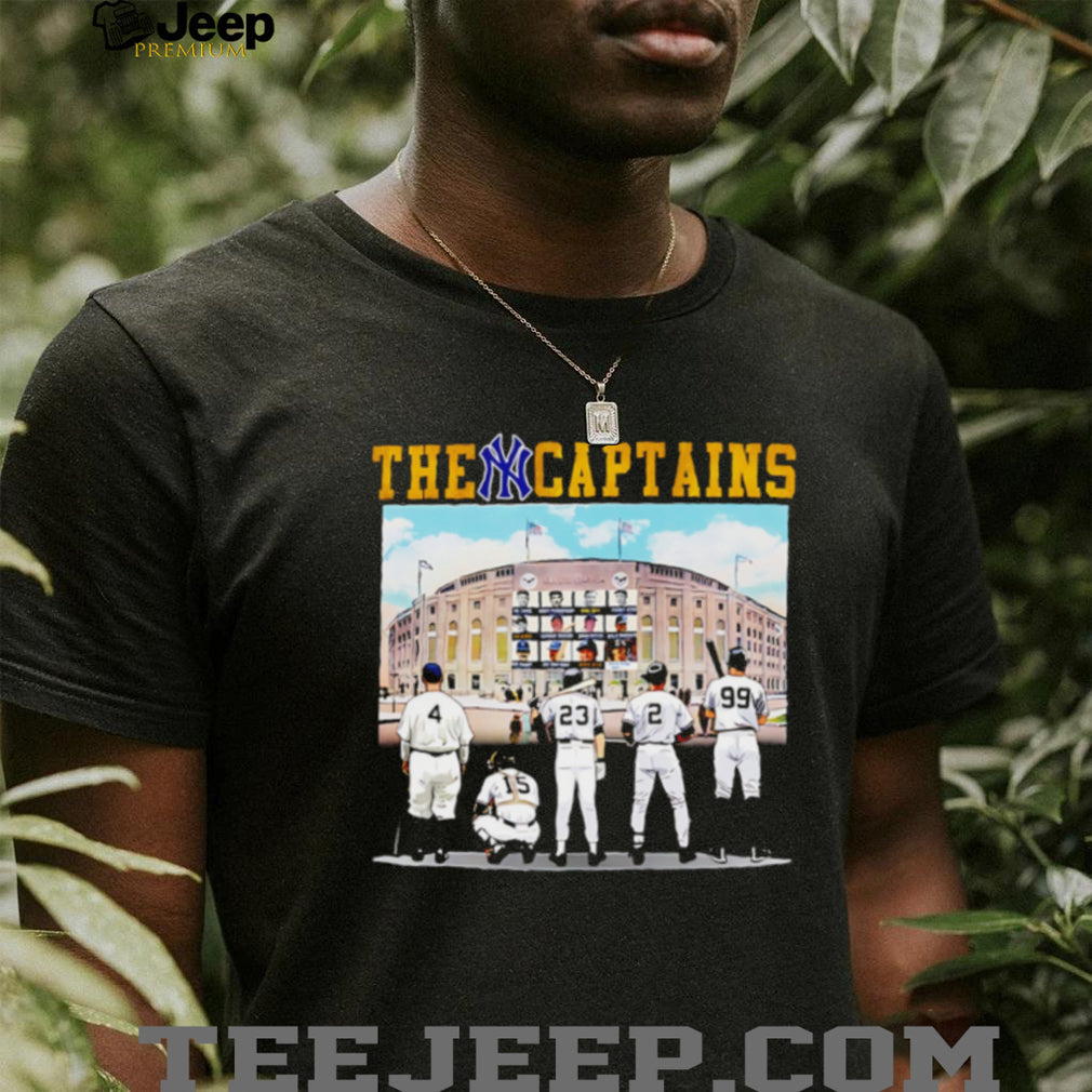 New York Yankees The Captains Legends Yankee Stadium Monument T Shirt
