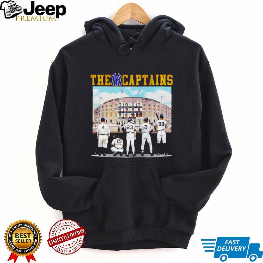 New York Yankees The Captains Legends Yankee Stadium Monument T Shirt