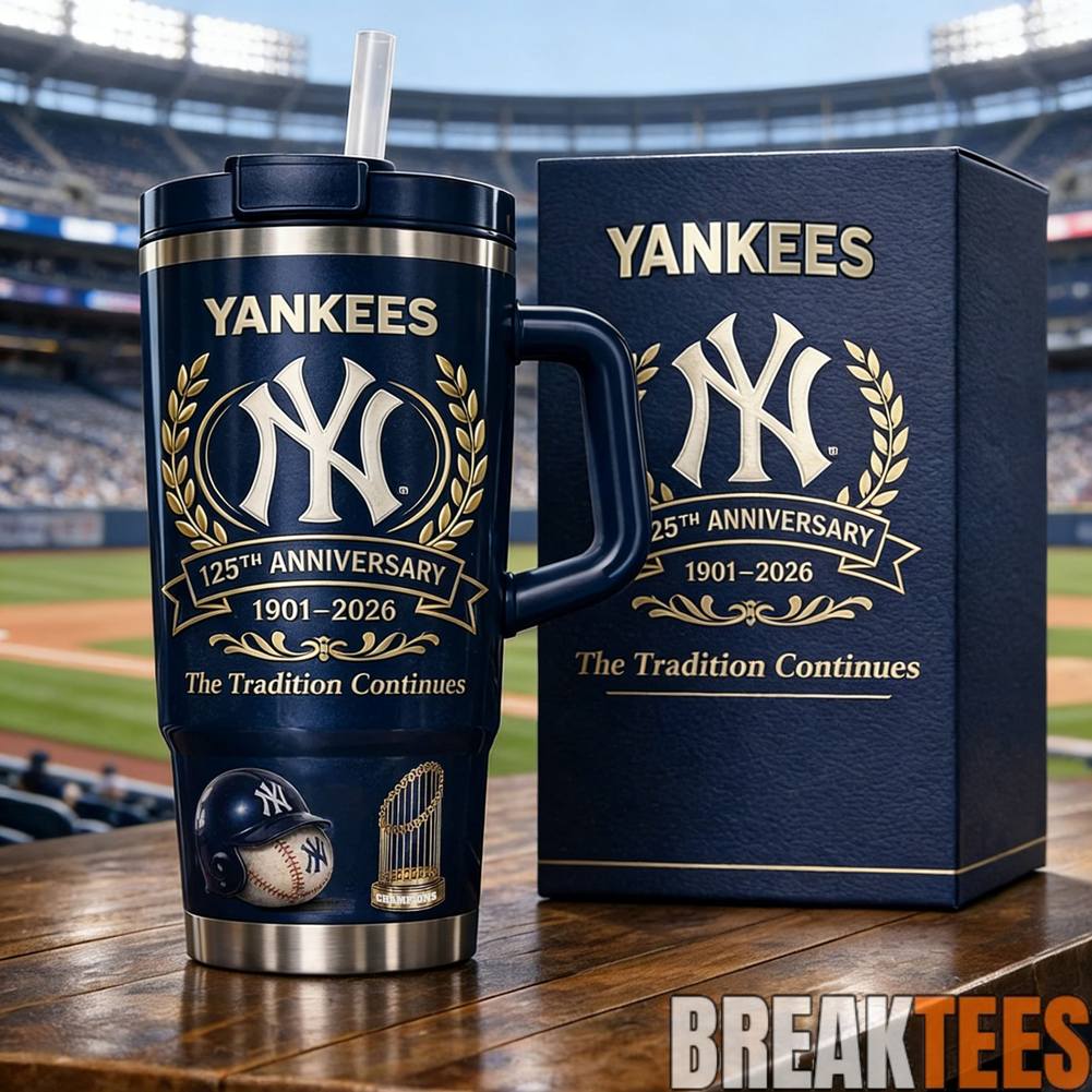 New York Yankees The Tradition Continues 125th Anniversary YETI Tumbler