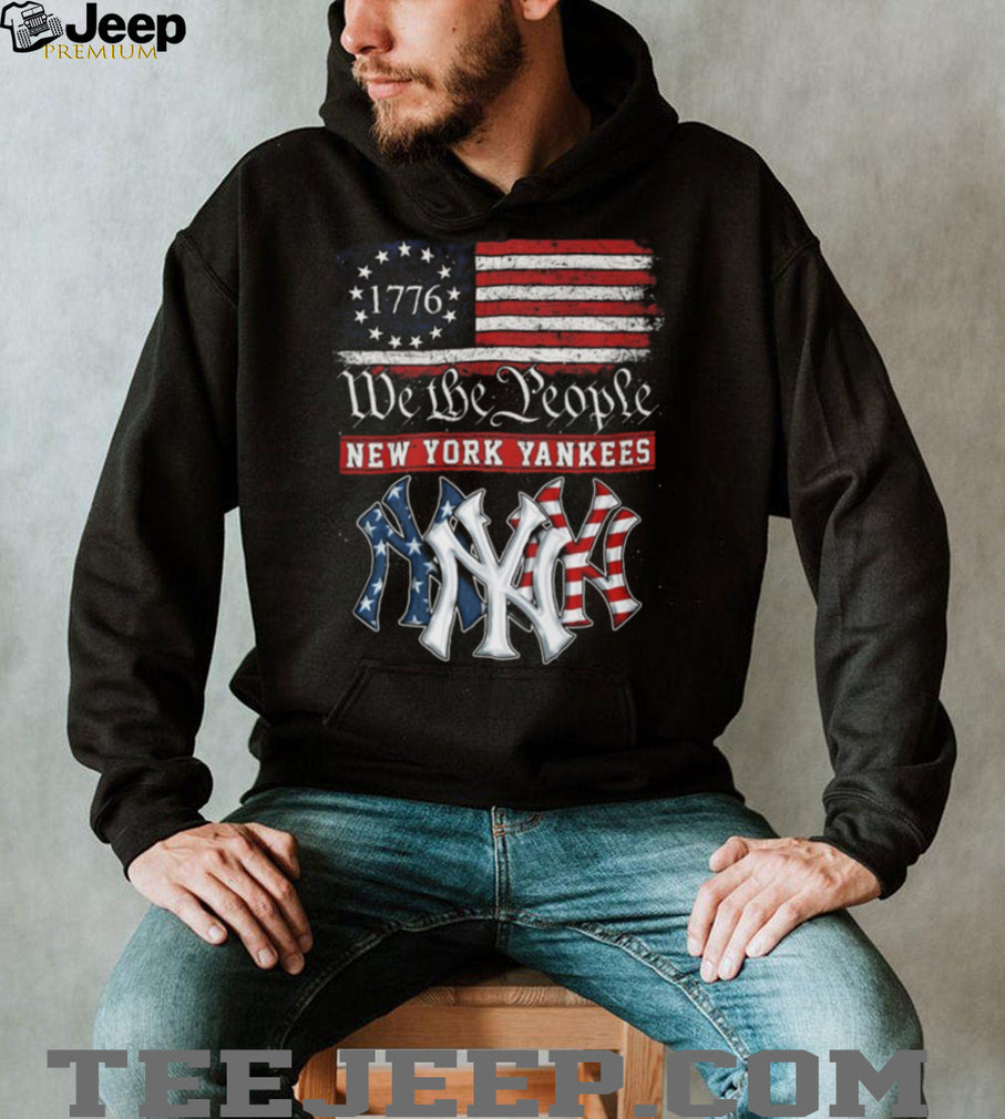 New York Yankees We The People 1776 Patriotic American Flag T Shirt
