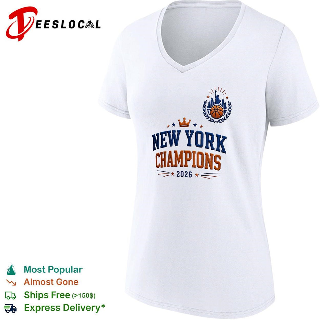 New York champions 2026 crown baseball shirt