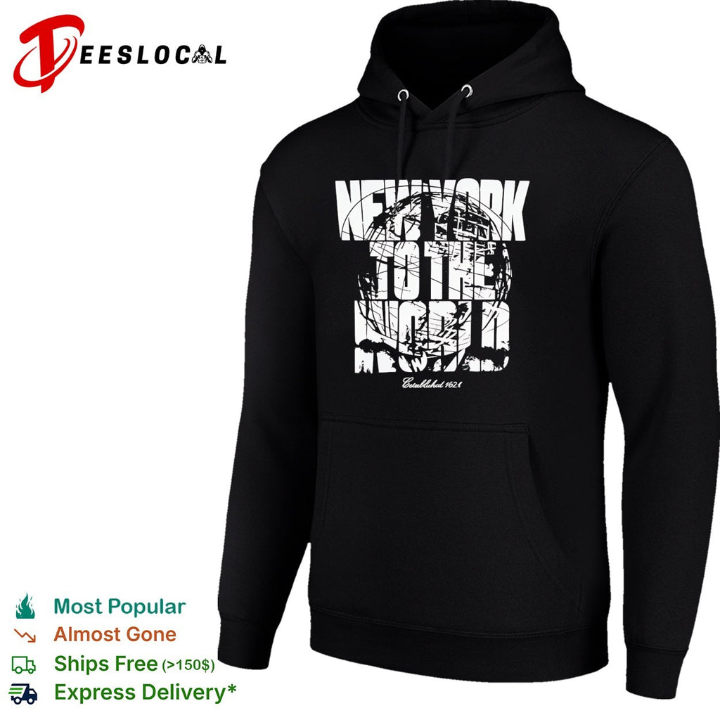 New York globe to the world established 1624 shirt