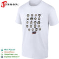 New York super Knicks full team faces caricature shirt