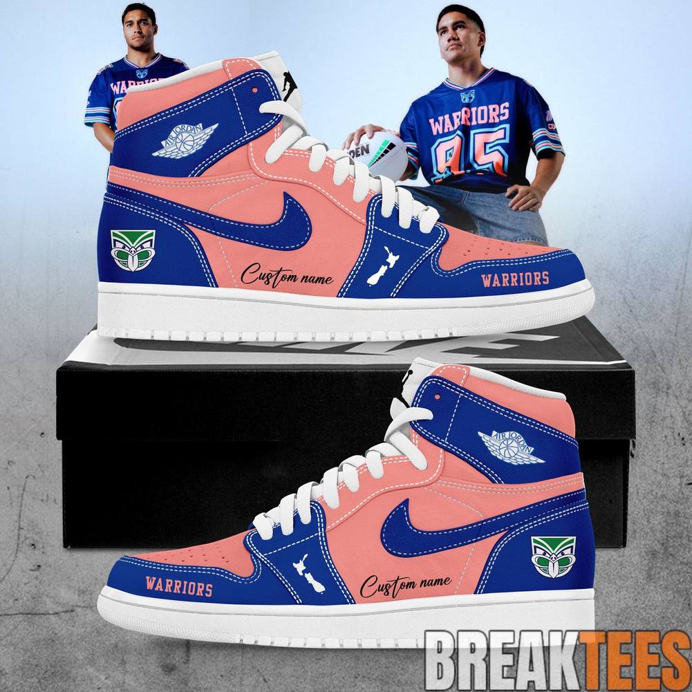 New Zealand Warriors Magic Round Custom AJ1 Shoes
