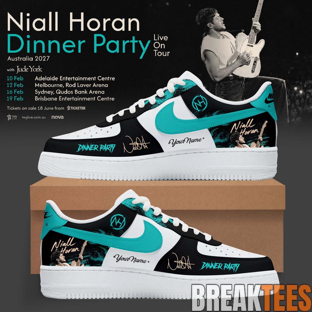 Niall Horan Dinner Party Live On Tour Australia AF1 Shoes
