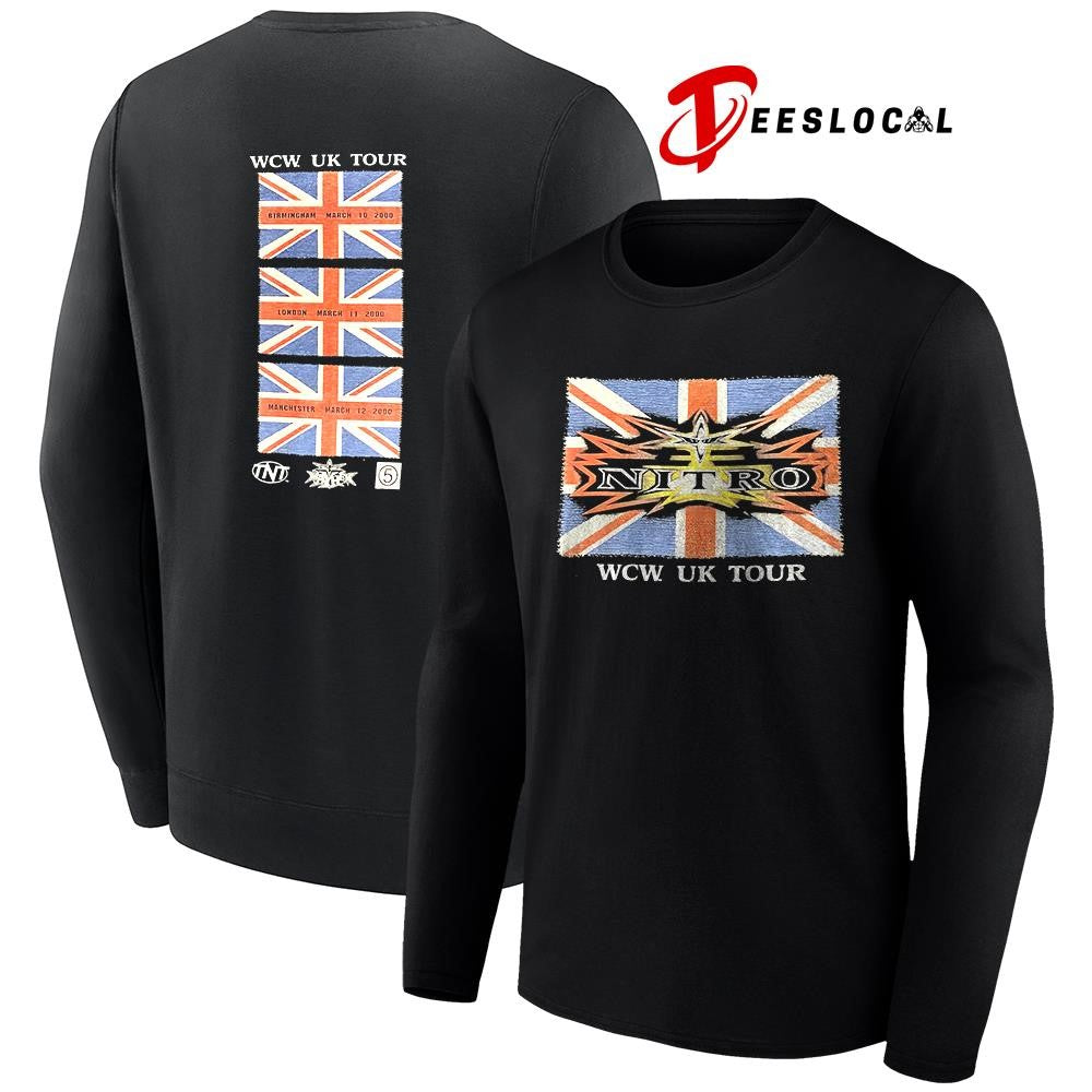 Nitro WCW UK tour flag shirt
