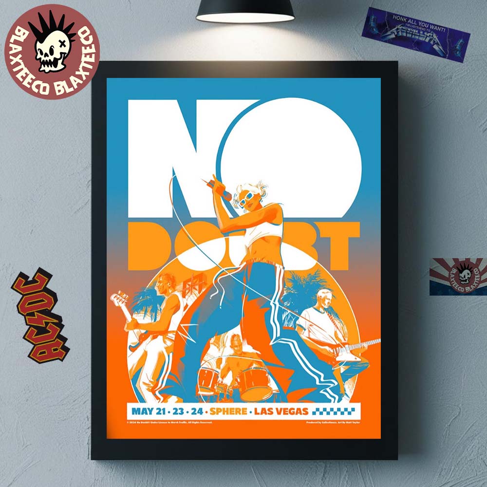 No Doubt Live At Sphere Las Vegas Weekend 3 2026 Poster On May 21 23 And 24 2026 Home Decor Poster Canvas