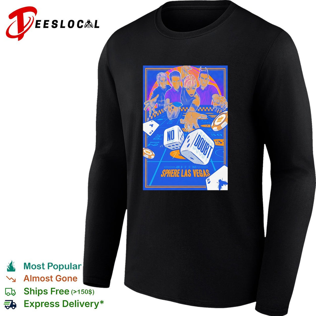 No Doubt Sphere Las Vegas concert poster shirt