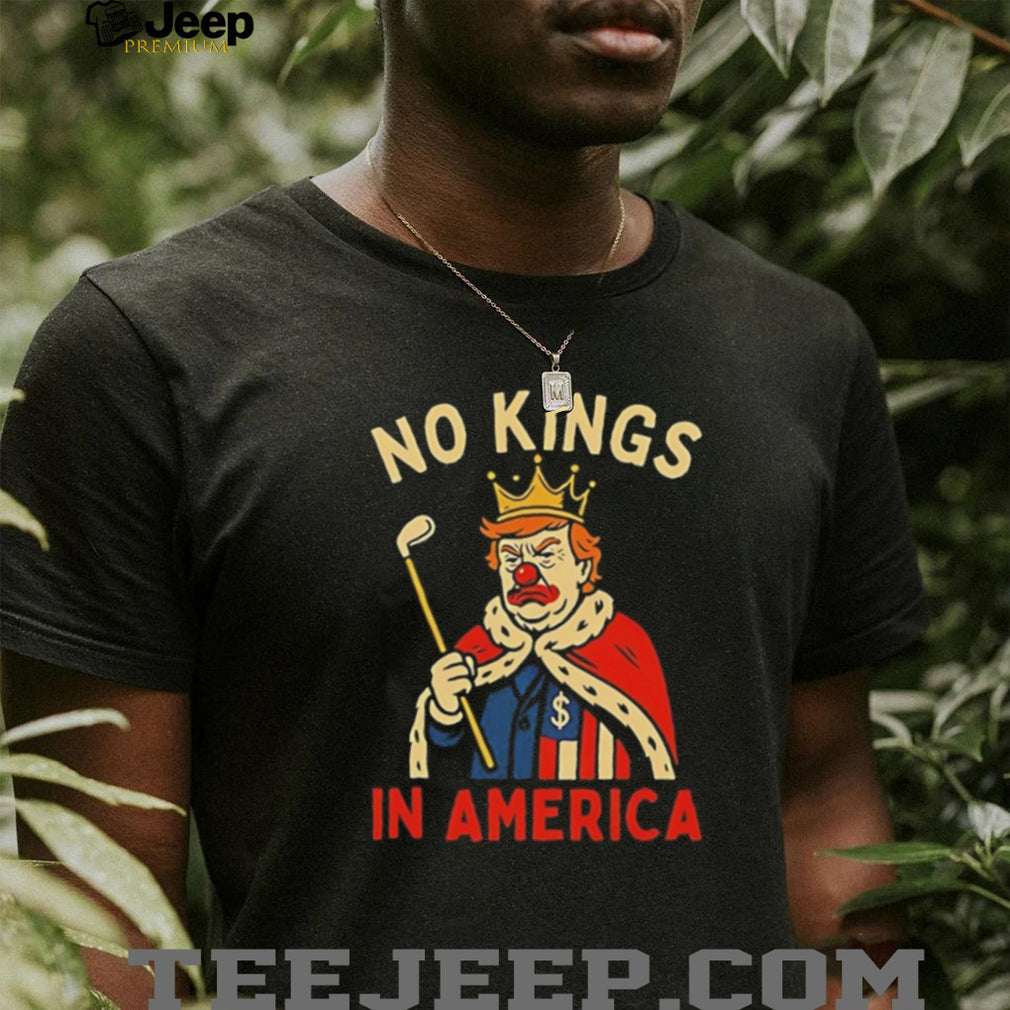 No Kings In America Political Satire Graphic T Shirt